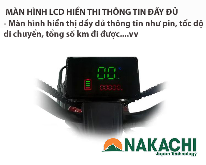 màn hình xe điện 3 bánh NC-M01